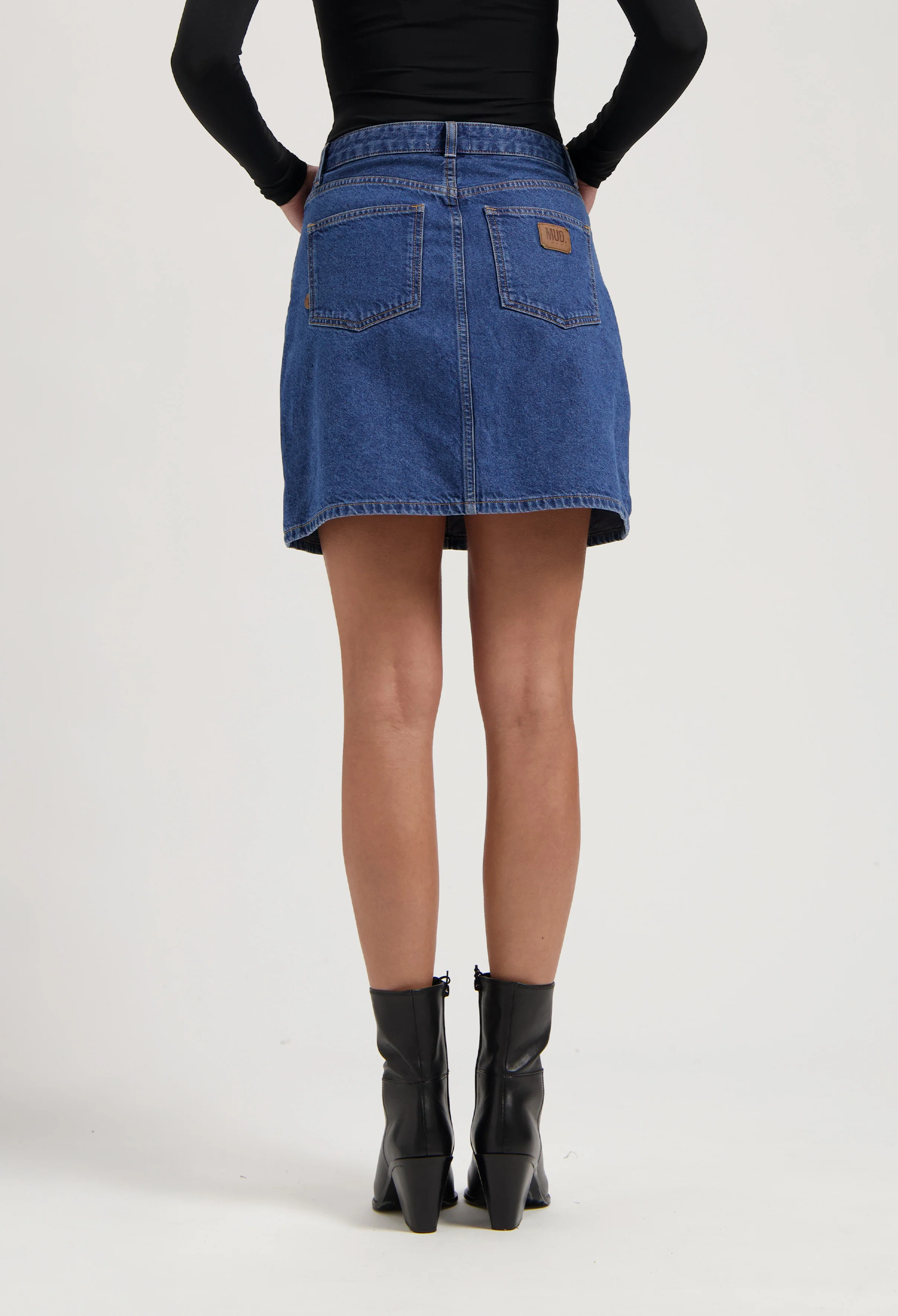 Audry Mini Skirt - Medium Stone - Image 5