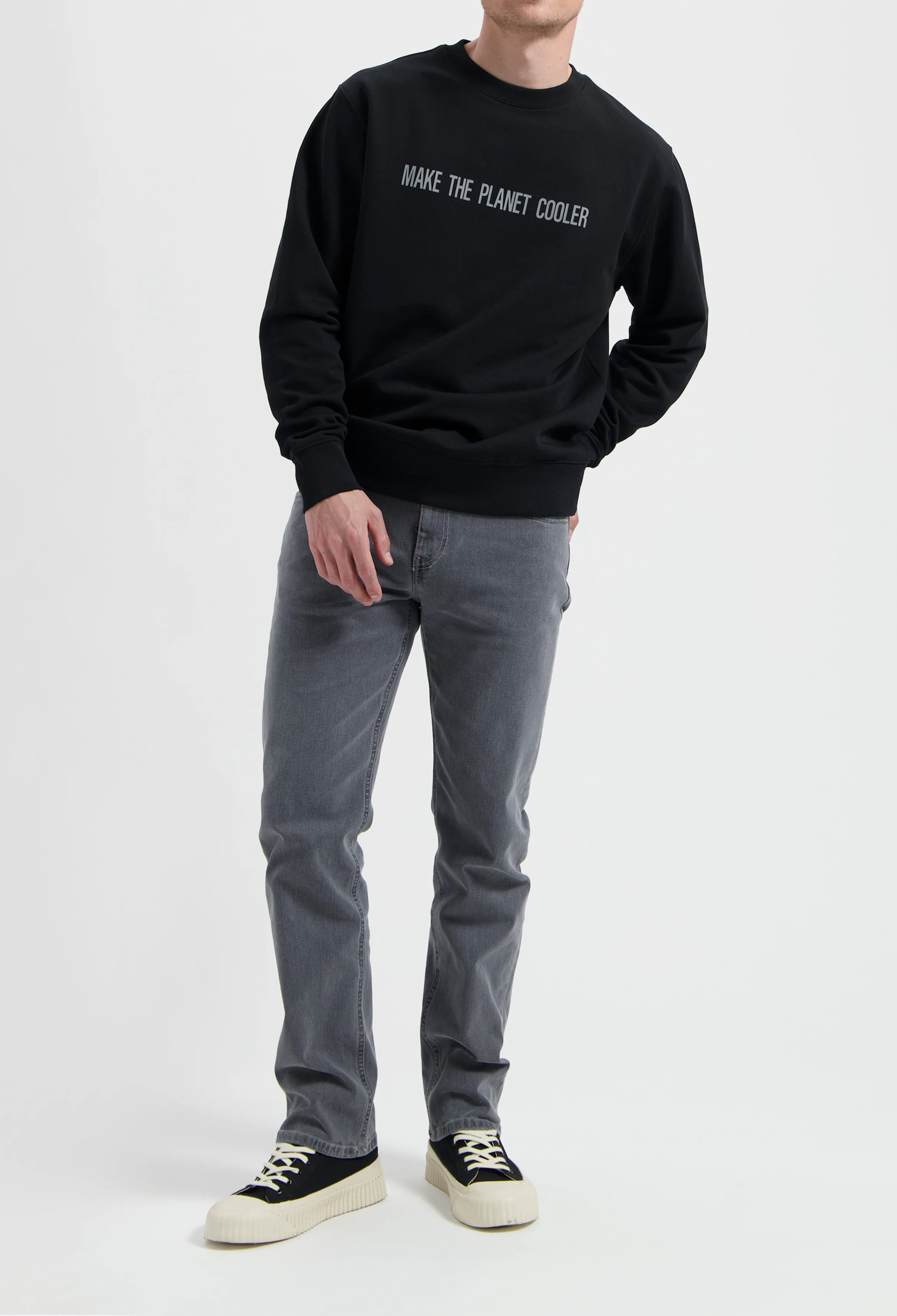 Bryce Mid Straight - Light Grey