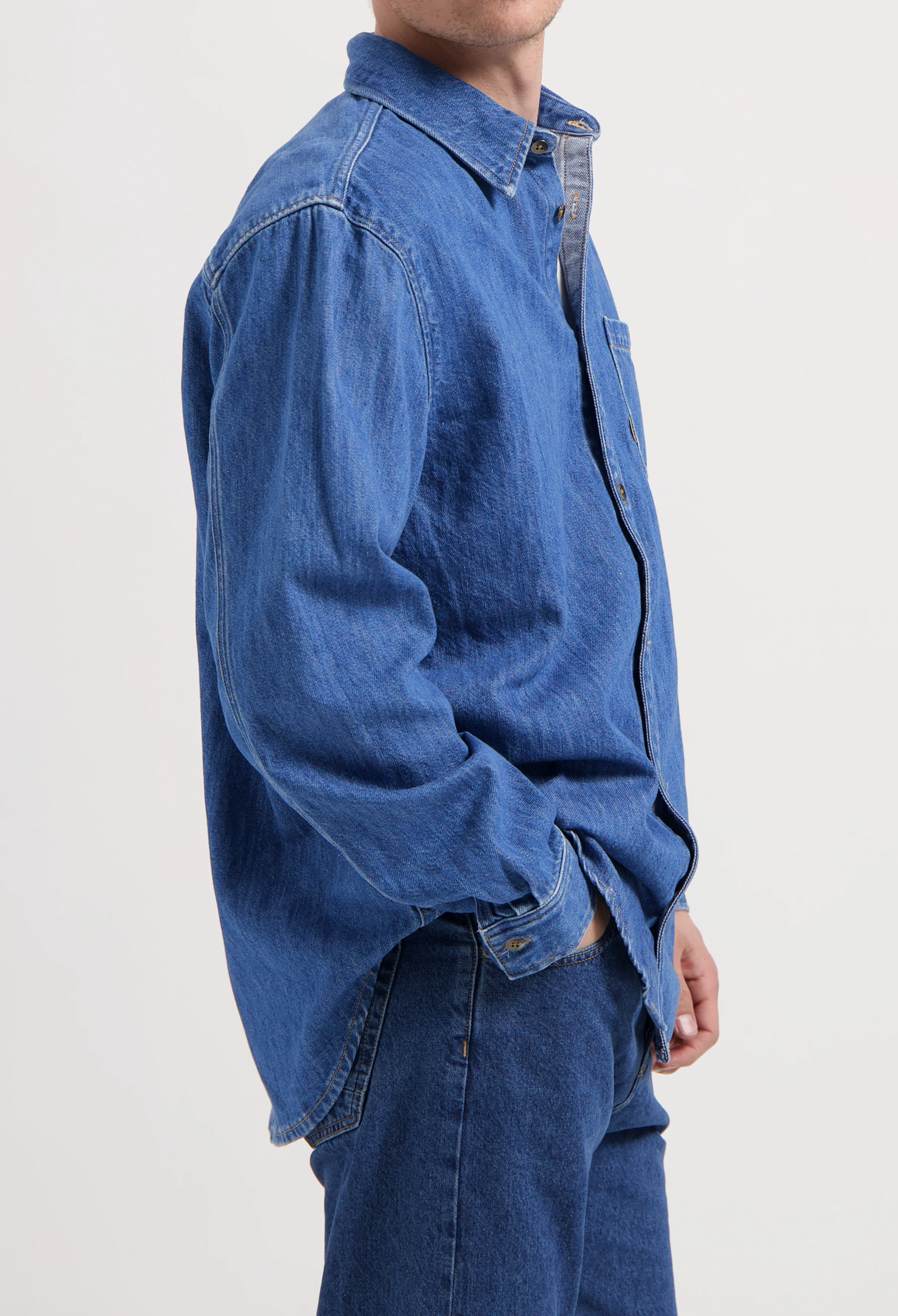 Chris Denim Shirt - Medium Stone - 25 - Image 2